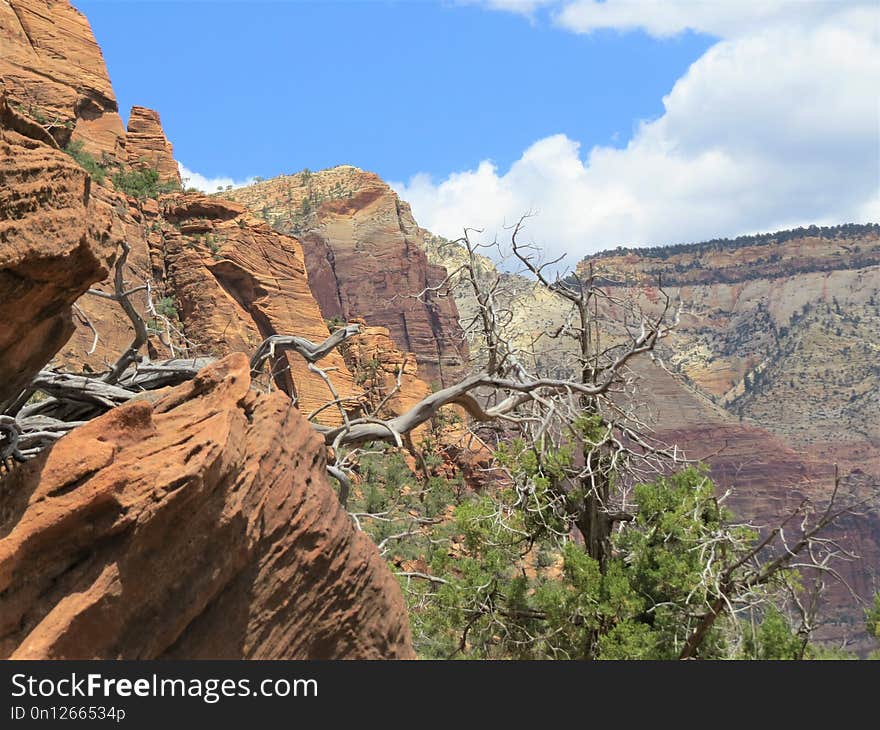 Badlands, Rock, Wilderness, Escarpment