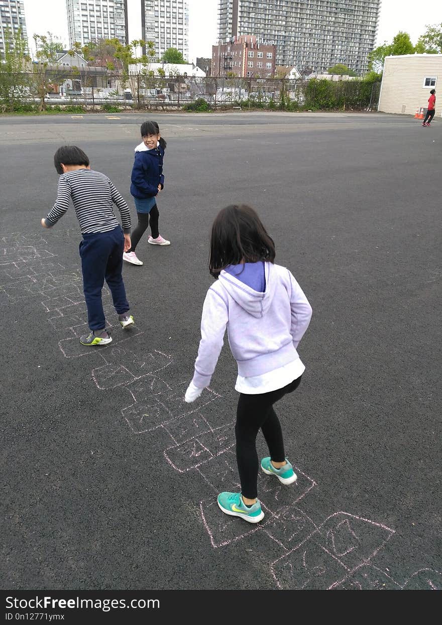 Footwear, Child, Public Space, Day