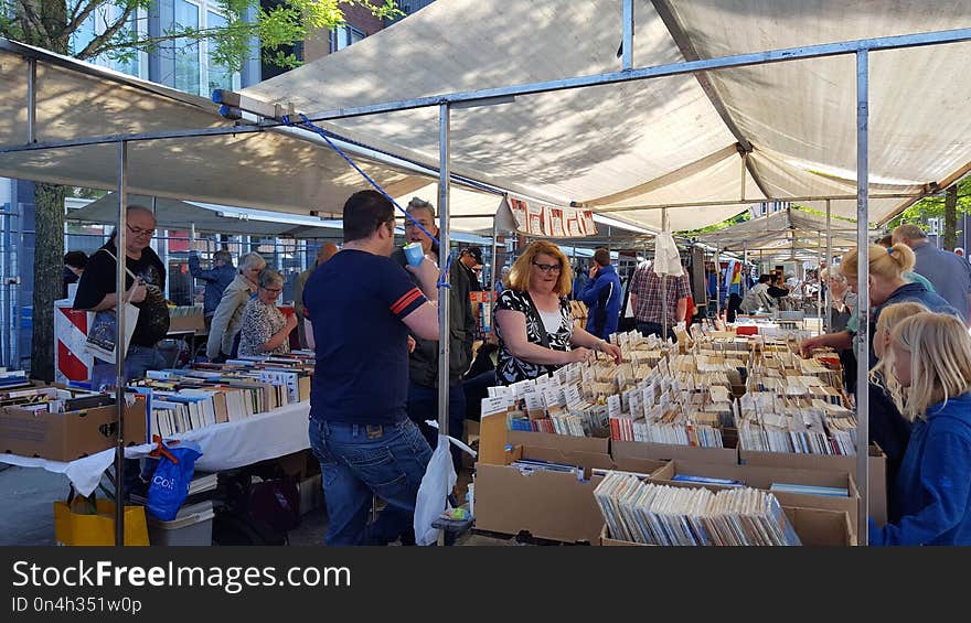 Market, Marketplace, Public Space, Stall