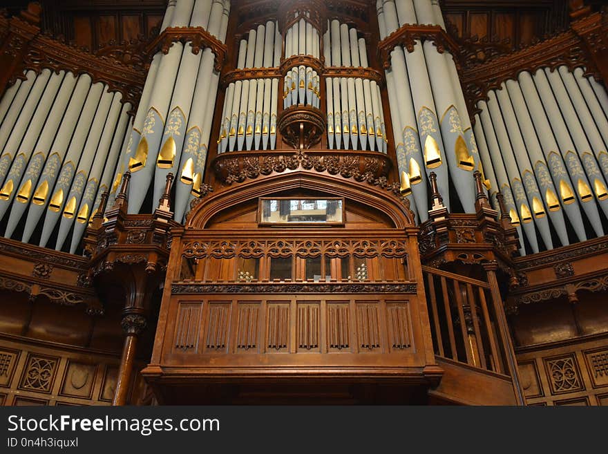 Organ Pipe, Organ, Pipe Organ, Building