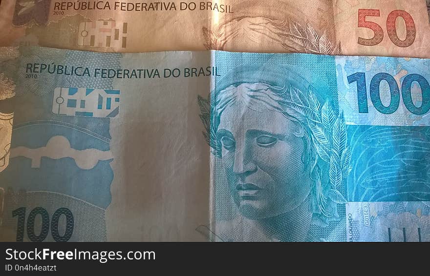 Blue, Currency, Banknote, Cash