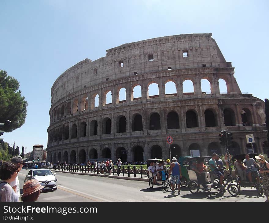 Landmark, Ancient Roman Architecture, Ancient Rome, Historic Site