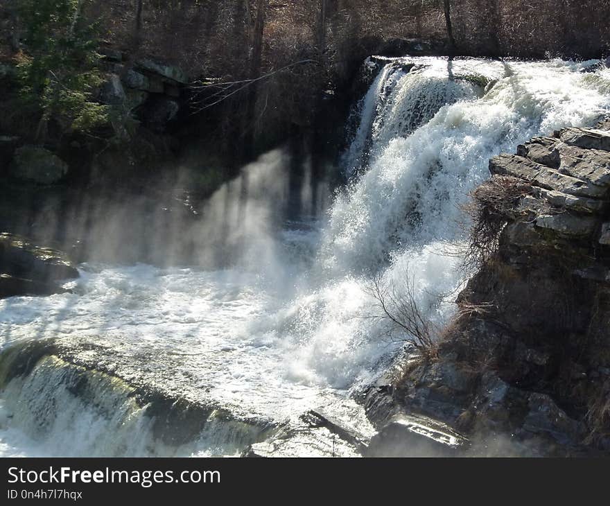 Water, Waterfall, Body Of Water, Water Resources