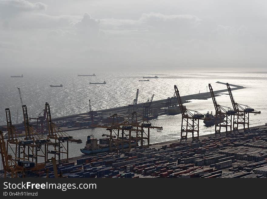 Sea, Sky, Ocean, Pier