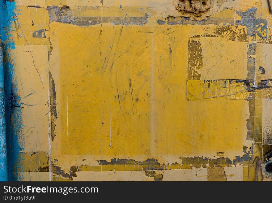 Yellow, Painting, Modern Art, Wall