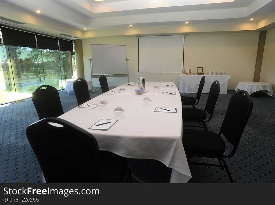 Conference Hall, Table, Office, Interior Design