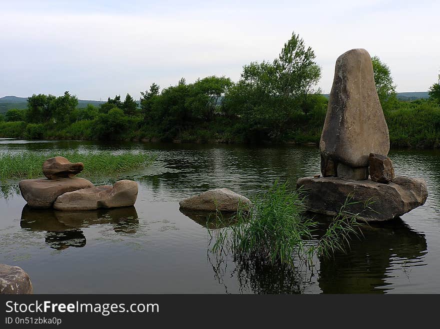 Body Of Water, Water, Reflection, River