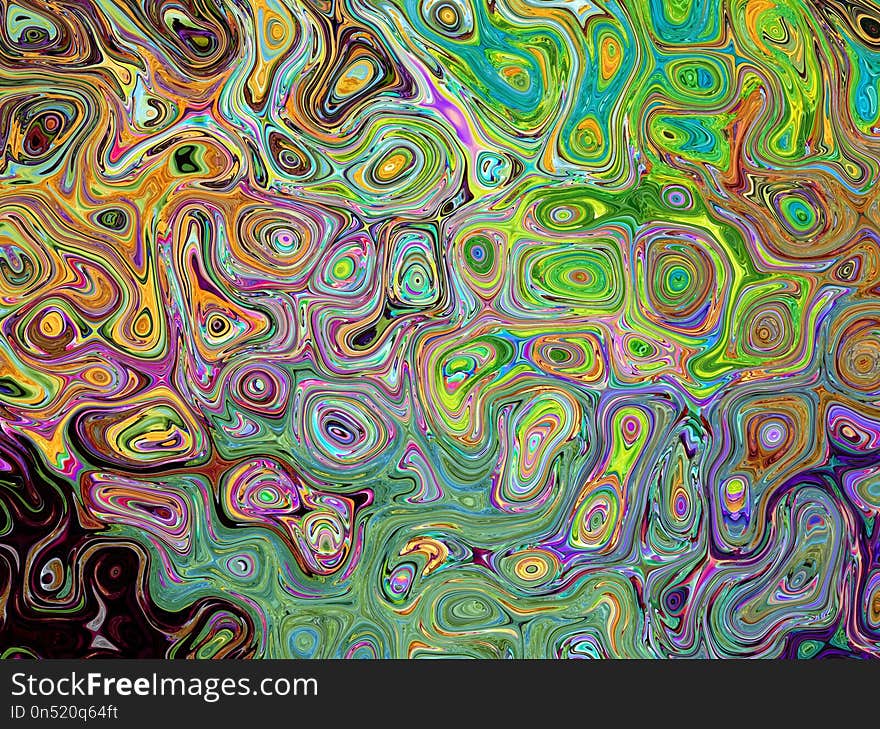 Psychedelic Art, Pattern, Organism, Art