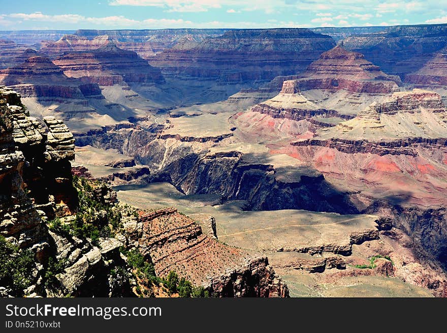 Canyon, National Park, Badlands, Escarpment