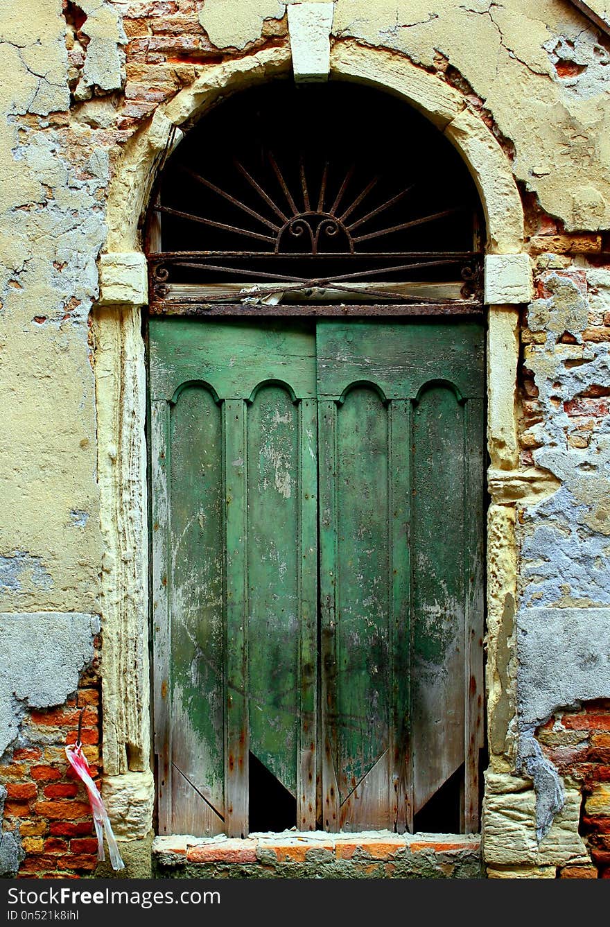 Arch, Wall, Door, Window