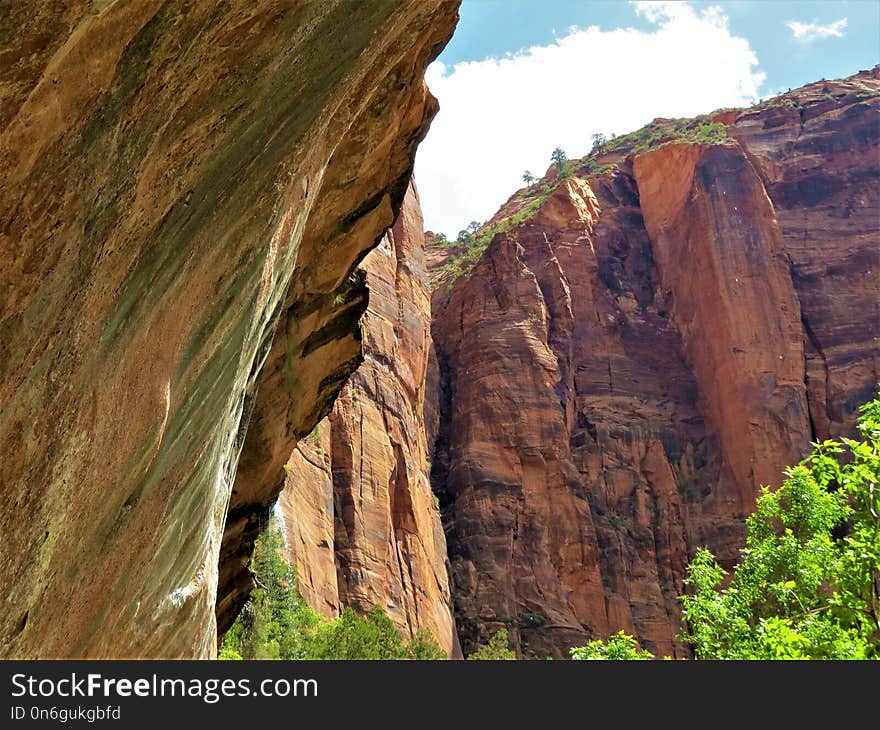 Rock, Canyon, Escarpment, Wilderness