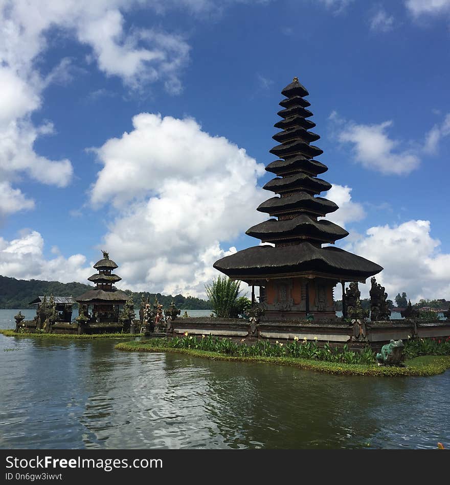 Sky, Pagoda, Historic Site, Reflection