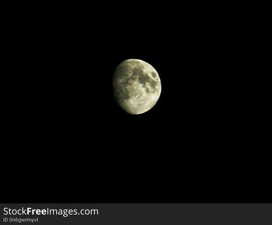 Moon, Night, Atmosphere, Sky