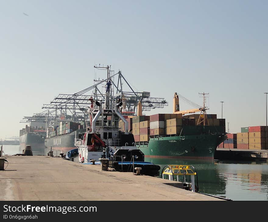 Water Transportation, Container Ship, Ship, Panamax