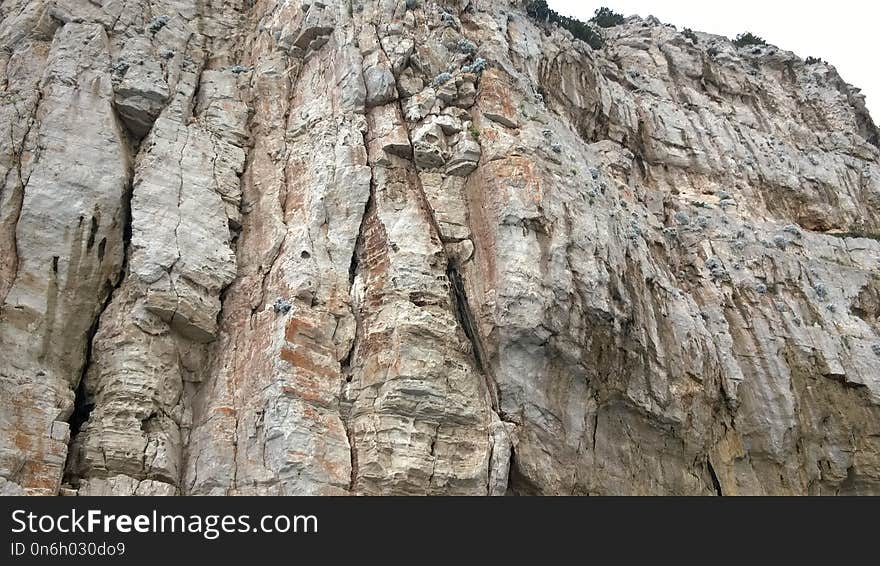 Rock, Bedrock, Outcrop, Cliff