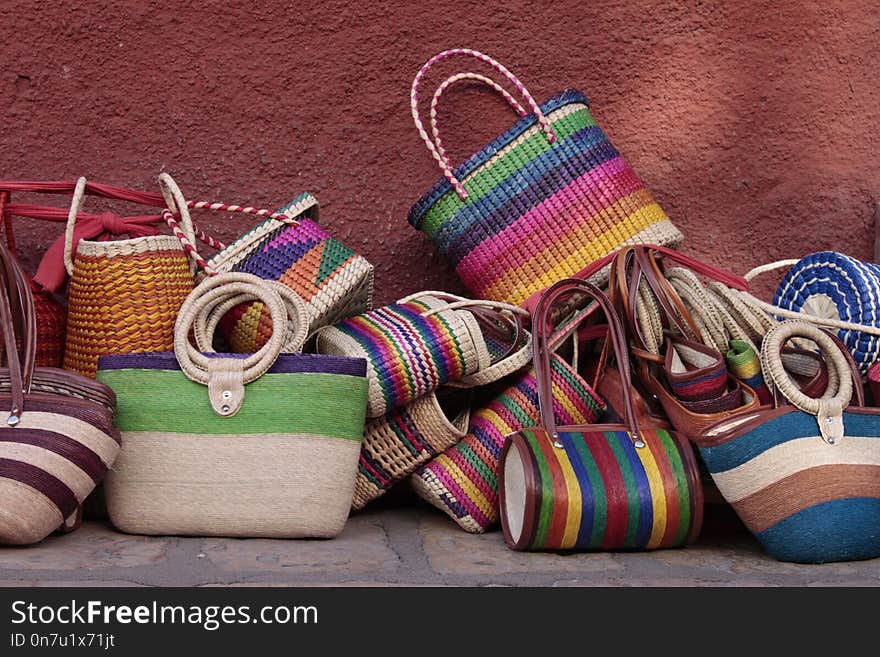 Basket, Thread, Shoe, Wool