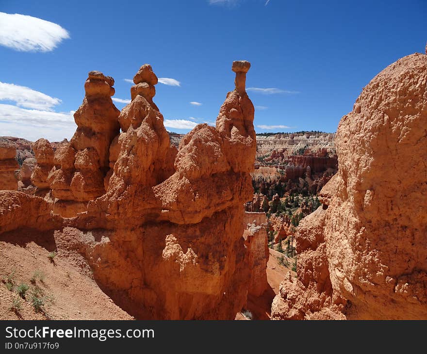 Rock, Badlands, Canyon, Formation