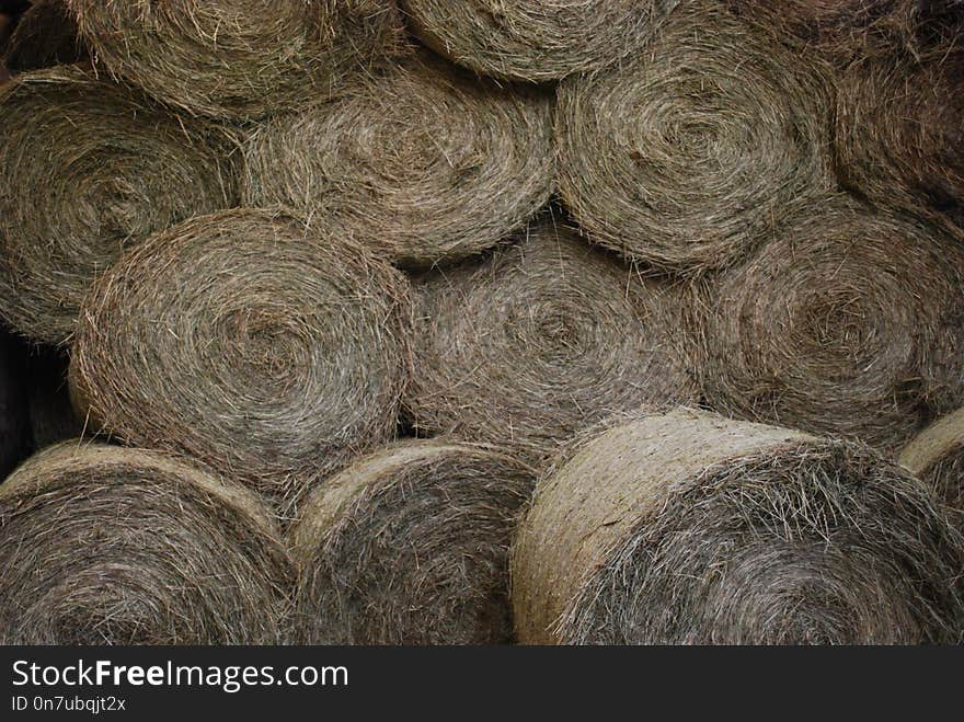 Thread, Straw, Wool, Material