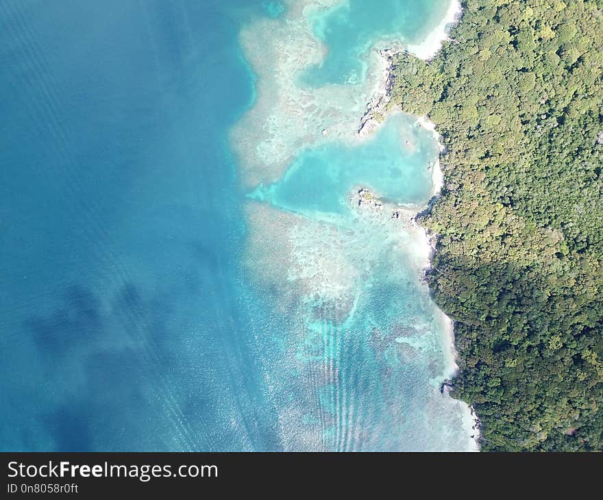 Beauty island from the sky