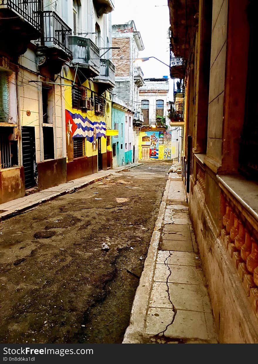 Town, Alley, Road, Street