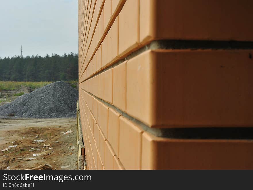 Wall, Wood, Brickwork, Wood Stain