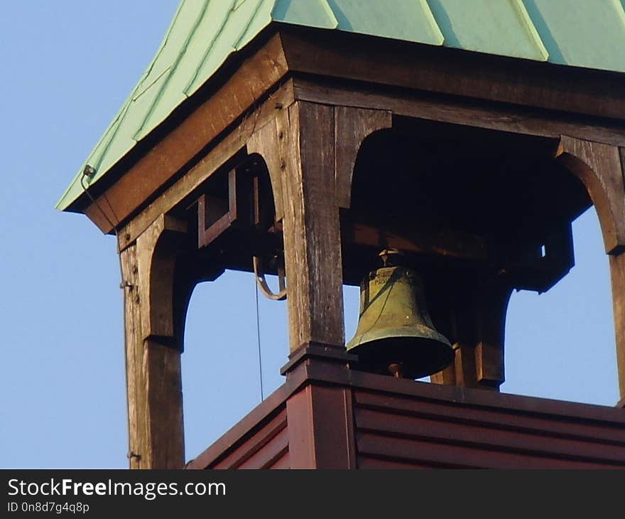 Church Bell, Bell, Roof, Facade