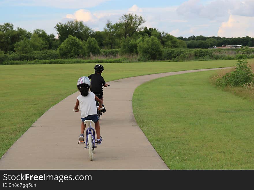 Cycling, Path, Bicycle, Road Bicycle