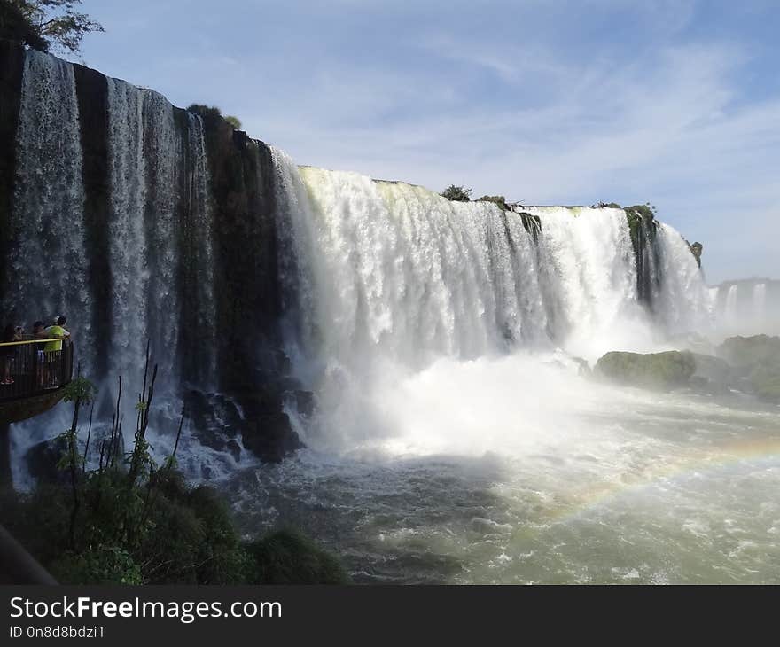 Waterfall, Nature, Water Resources, Body Of Water