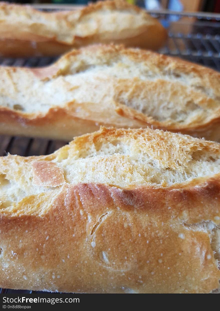 Bread, Baked Goods, Sourdough, Baguette