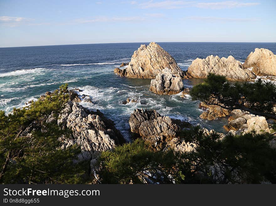 Coast, Sea, Rock, Coastal And Oceanic Landforms