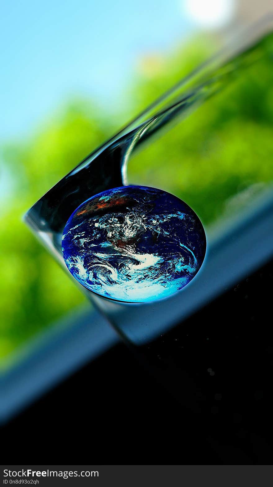 Water, Blue, Reflection, Macro Photography