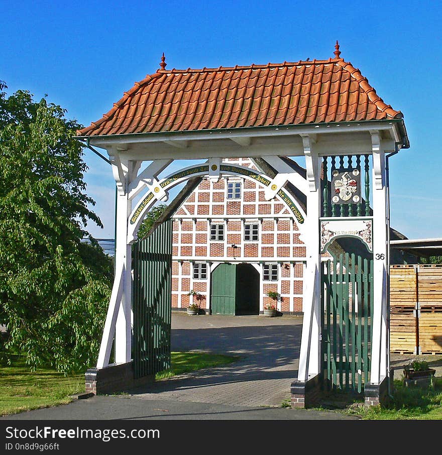 Estate, Arch, Shed, Medieval Architecture