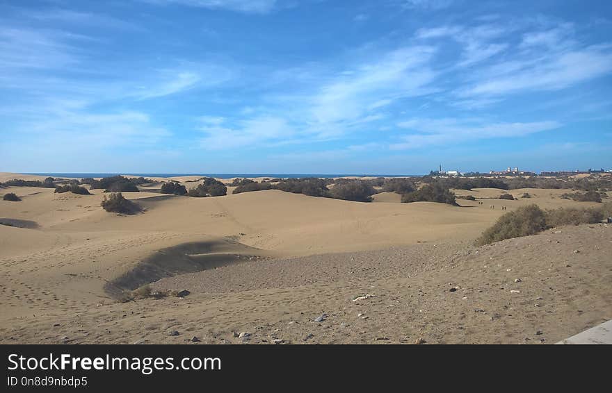 Aeolian Landform, Ecosystem, Sky, Desert