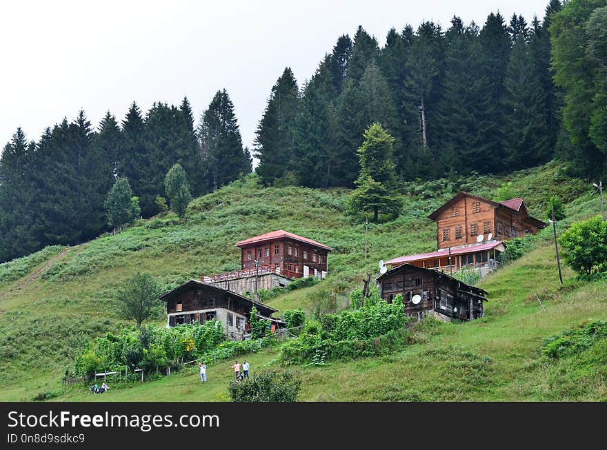 Mountain Village, Mountainous Landforms, Wilderness, Nature Reserve