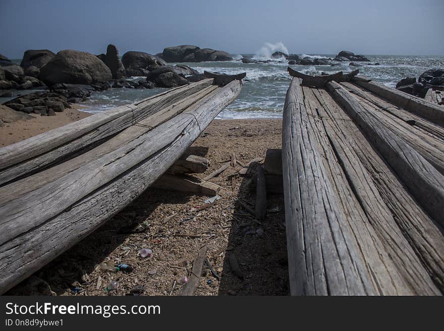 Wood, Sea, Boardwalk, Shore