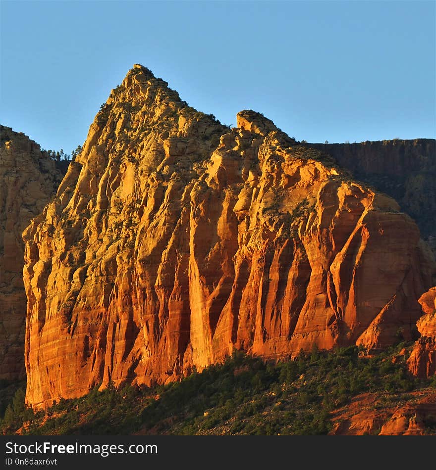 Badlands, Rock, Mountainous Landforms, Wilderness