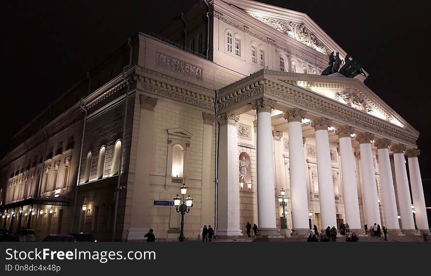 Landmark, Building, Classical Architecture, Night