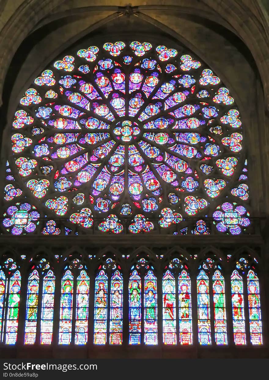 Stained Glass, Glass, Window, Gothic Architecture