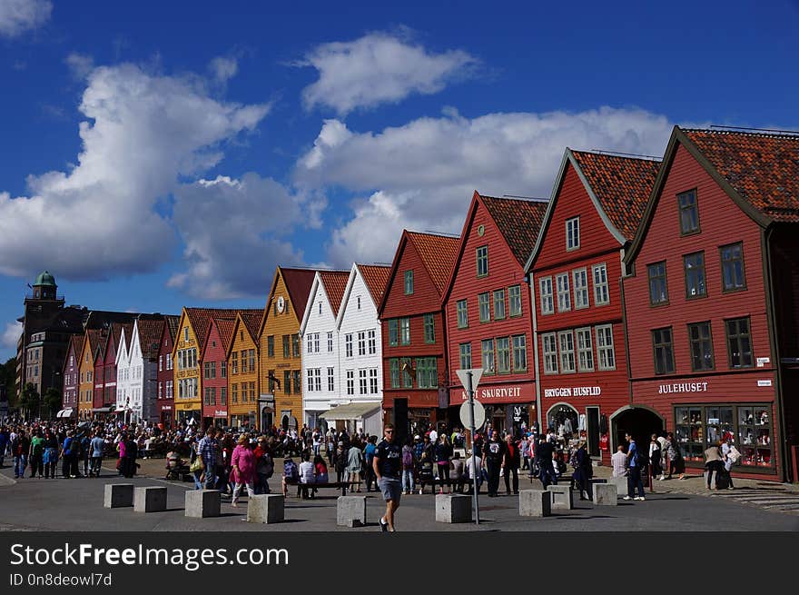 Town, Sky, City, Landmark