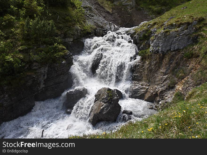 Waterfall, Water, Nature, Body Of Water