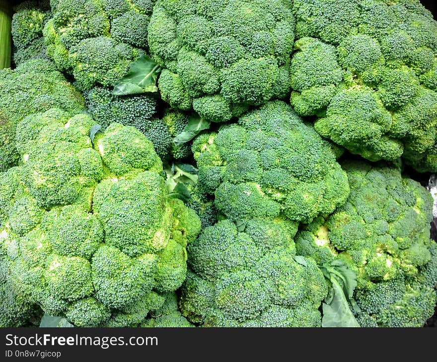 Broccoli, Broccoflower, Produce, Leaf Vegetable