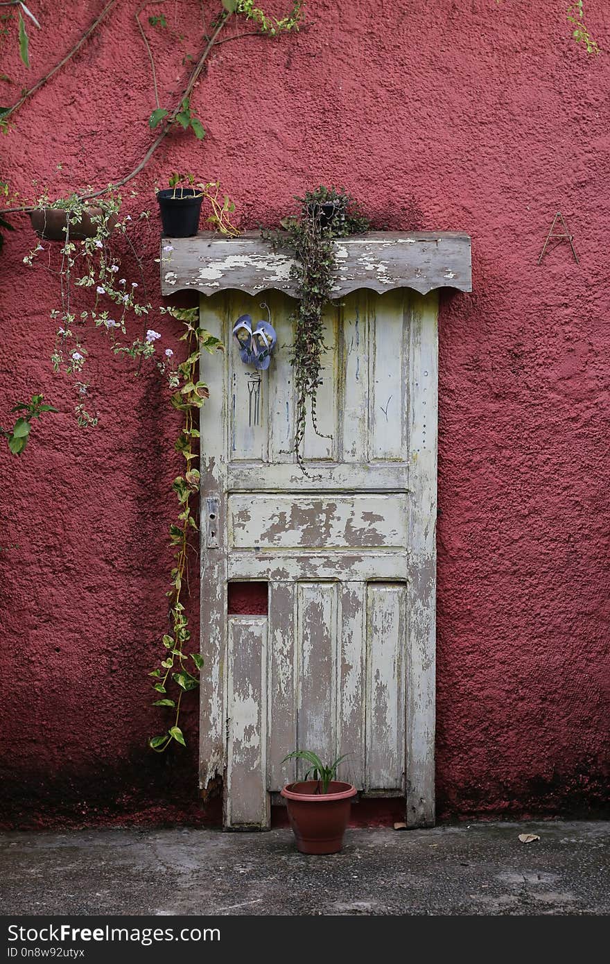 Wall, Structure, Door, Arch