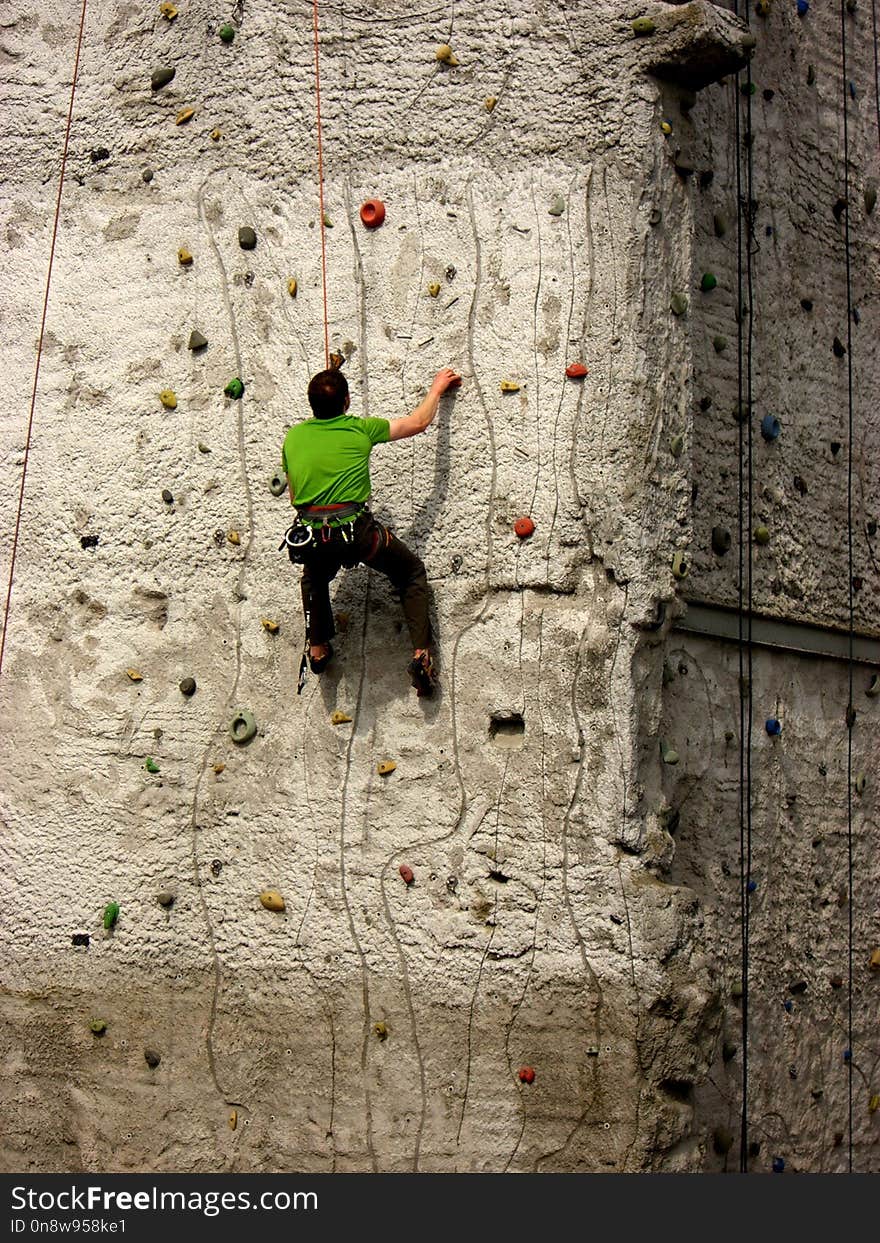 Climbing, Wall, Sport Climbing, Rock Climbing