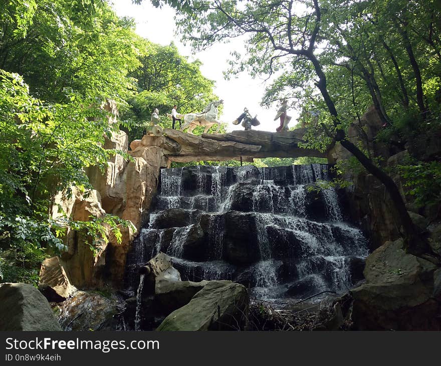 Waterfall, Nature, Nature Reserve, Body Of Water