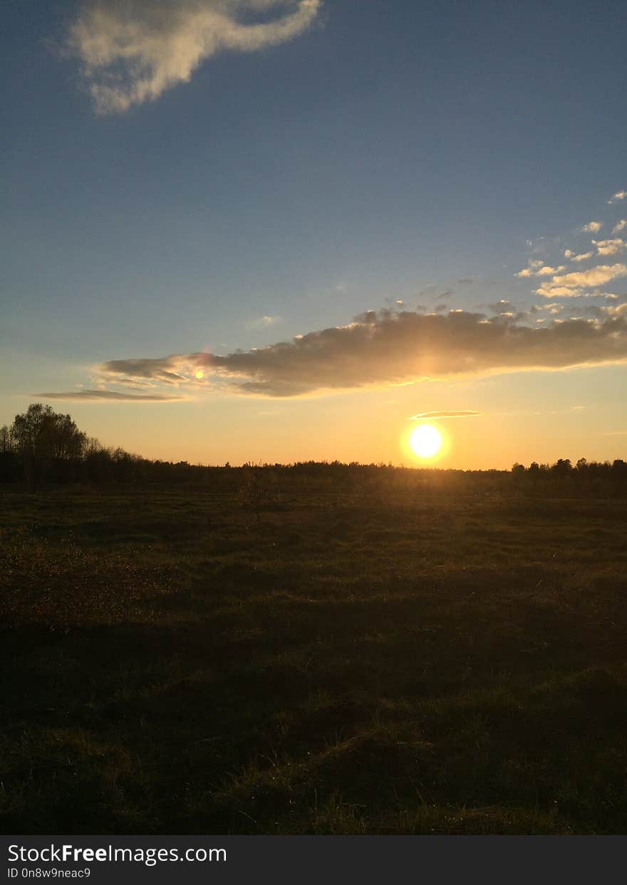 Sky, Horizon, Atmosphere, Sunrise