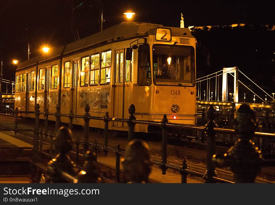 Transport, Night, Public Transport, Evening