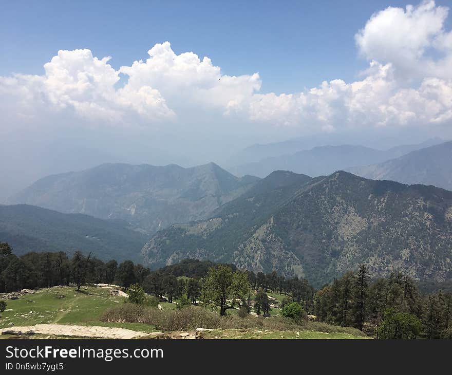 Mountainous Landforms, Sky, Highland, Mountain