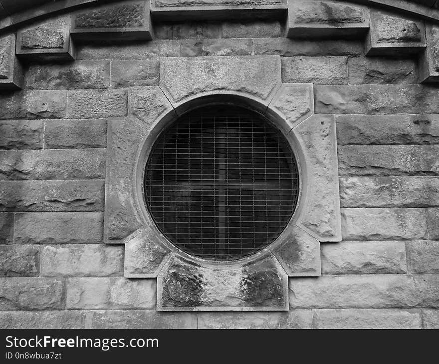 Black And White, Wall, Monochrome Photography, Architecture