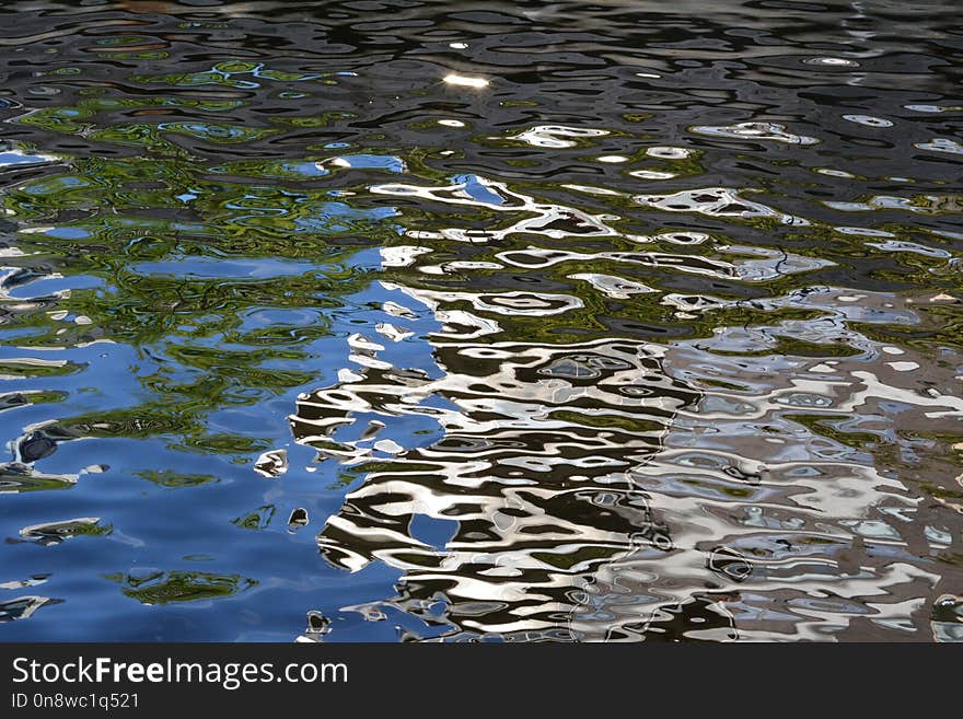 Reflection, Water, Water Resources, Pond