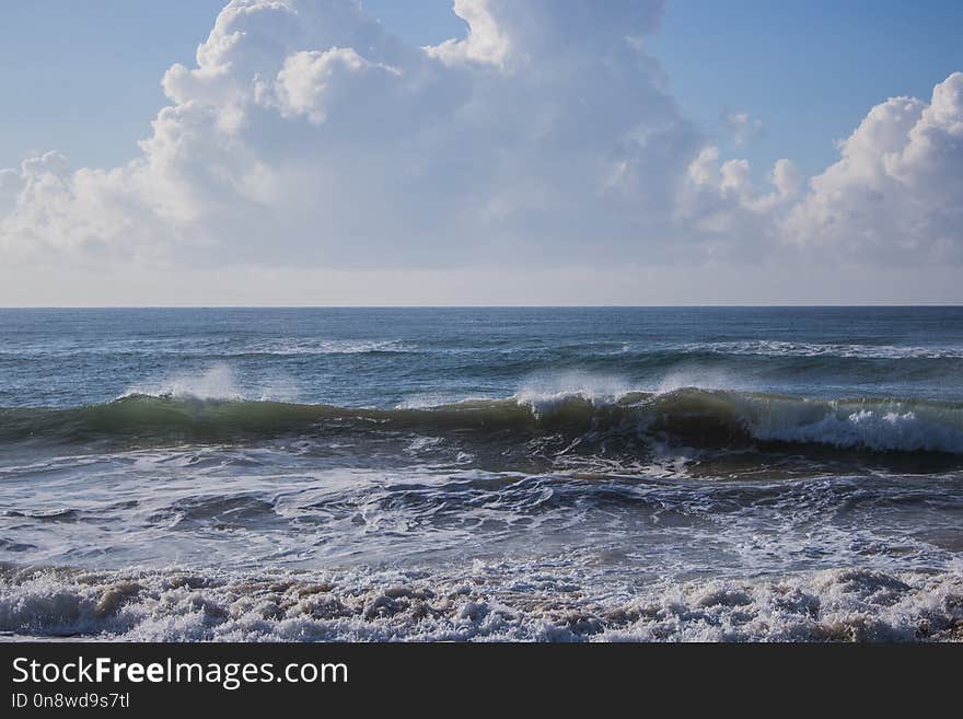 Sea, Ocean, Wave, Sky